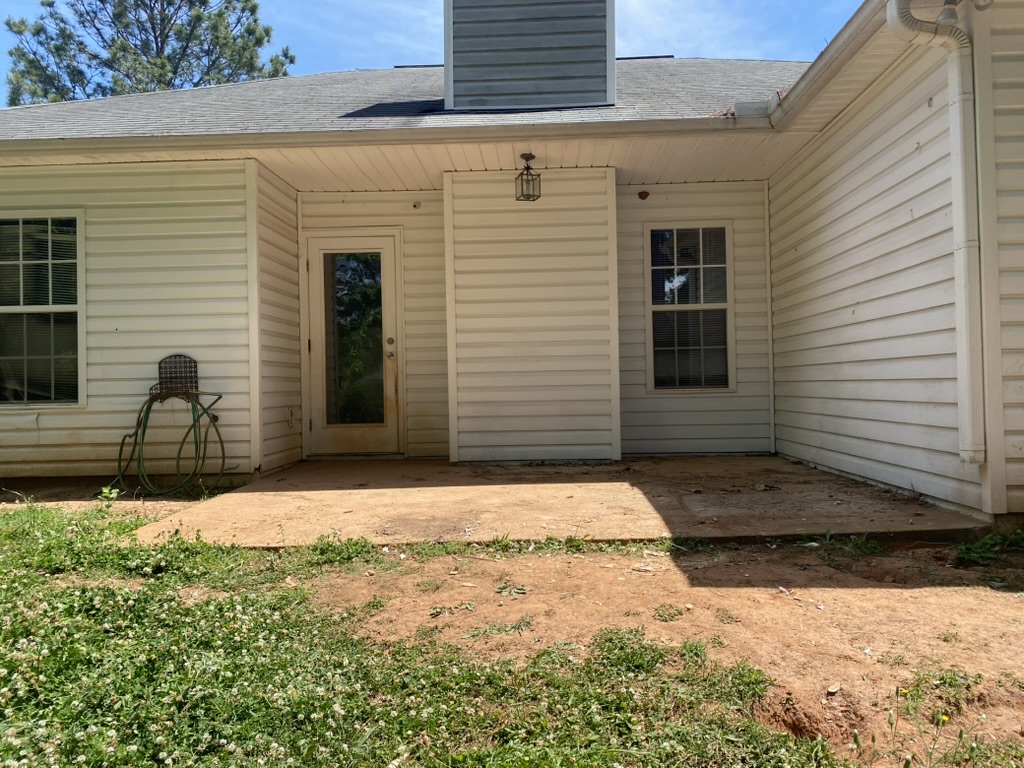 Rental Property Yard Cleanup after Toss It cleanout in Auburn, AL
