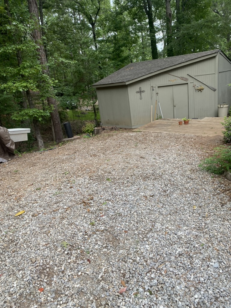Lake Martin lakeside property before/after Toss It cleanup