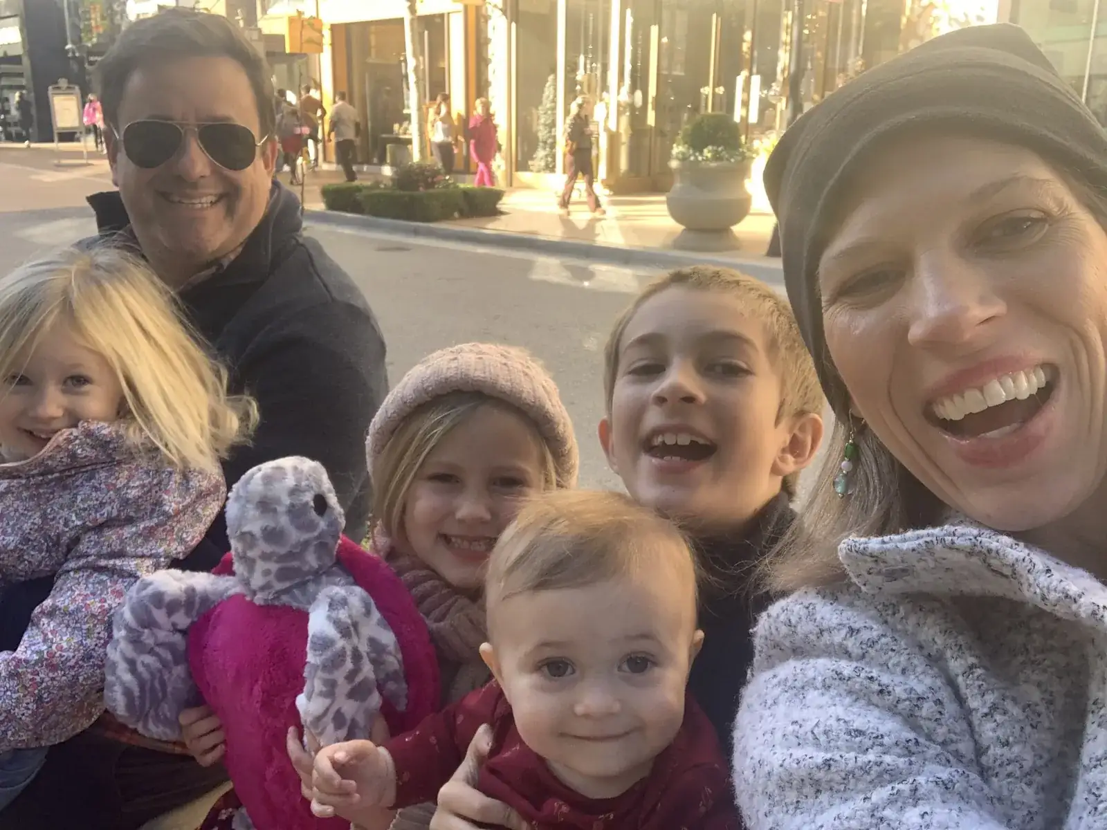 Jay Pritchard and family, owners of Toss It Junk Removal