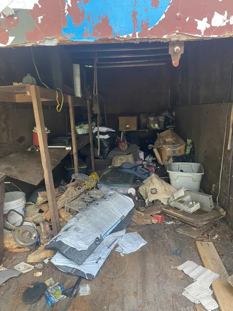 Box Truck Cleanout before Toss It cleanout in Valley, AL