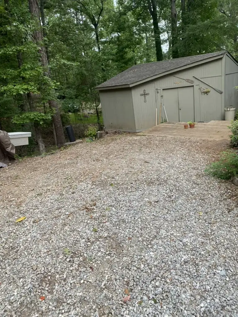 Lake Martin lakeside property before/after Toss It cleanup